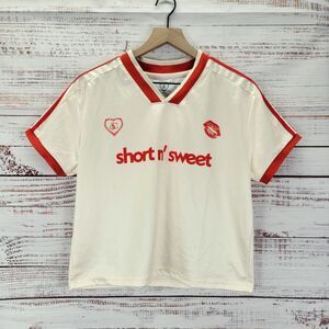 Sabrina Carpenter Size Large L Short N’ Sweet Tour Exclusive Crop Jersey Rare